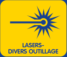 lasers et outillage de mesure